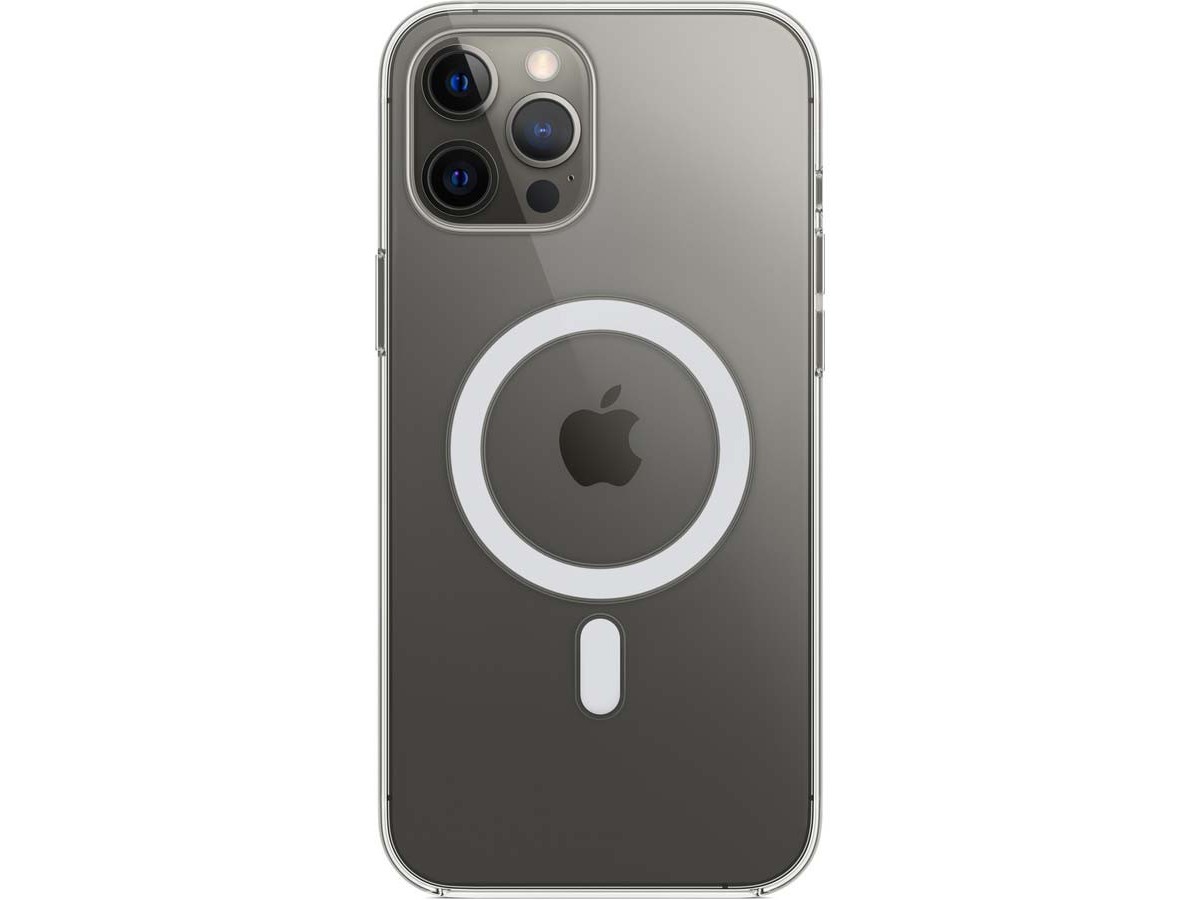 Siliconenhoesje met MagSafe voor iPhone 12 Pro Max - Zwart