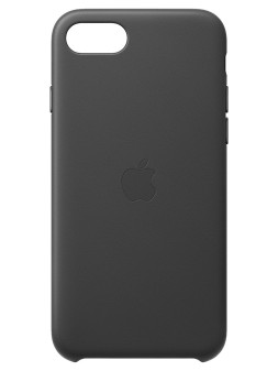 iPhone SE Lederen Case - Zwart