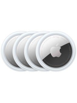 Apple AirTag (4 stuks) - Zilver Wit