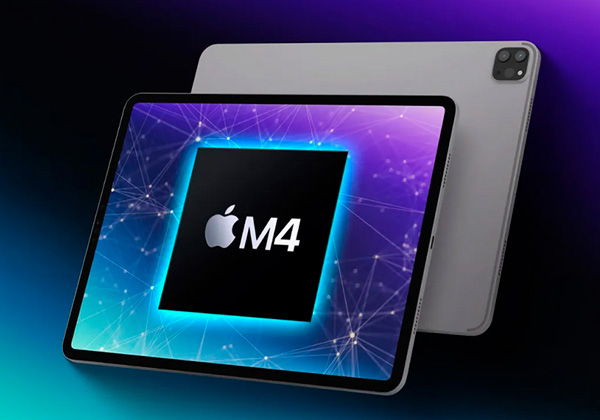 Apple 13-inch iPad Pro (2024) M4 WiFi 256GB met Standaard glas - Zilver M4-chip